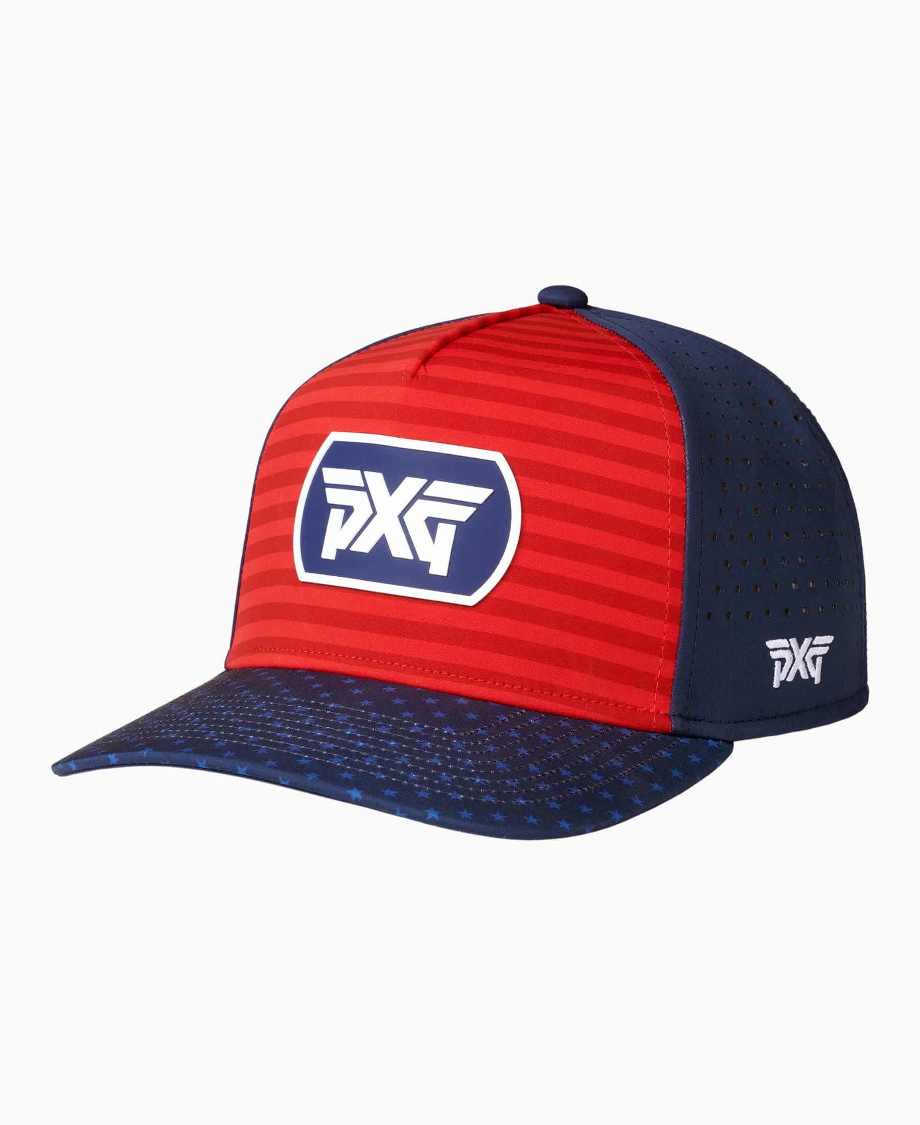 2024 Stars & Stripes Dog Tag 5-Panel Adjustable Cap | Golf Hats 